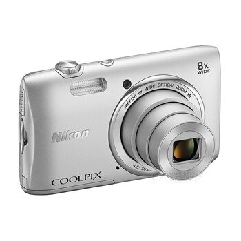 nn/尼康 coolpix s3600 相机ccd复古卡片机高清照相机 l16黑色700万