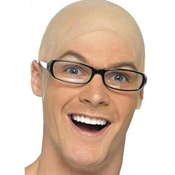 秃子套装 乳胶光头头套 影视和尚尼姑角色扮演道具 男女通用秃顶假发