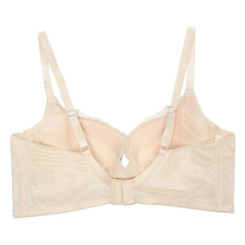 安 莉芳爱 慕商场同款aimer内衣秘密花园3/4薄款肤色白色大罩杯文胸夏