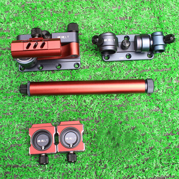 钓箱配件狼途五件套万向炮台架左右手通用拐角炮台前置炮台架万象拐角