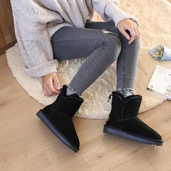 时尚女鞋 雪地靴 袋鼠(daishu) 【新品放心购】冬季新款雪地靴女羊毛