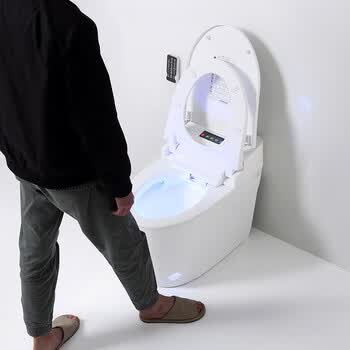 时尚即热家用坐便器遥控 感应全自动翻盖冲水座便电动一体式智能马桶