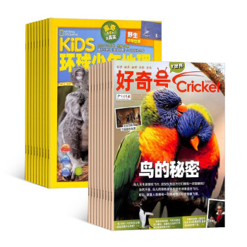【预售】好奇号+环球少年地理杂志组合订阅 2023年3月起订 1年组合共24期 杂志铺