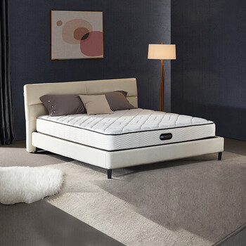 席梦思独立袋弹簧床垫 三区护脊1.5x2米双人床垫软硬适中 新葇悦