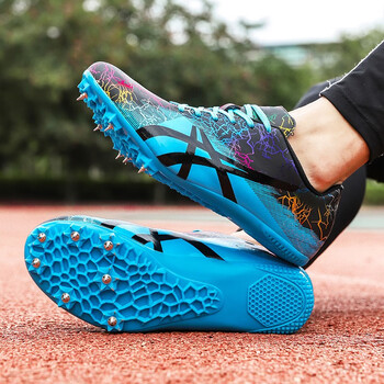 绛天百米竞速跑鞋学生中长跑体育钢钉钉鞋田径短跑冲刺鞋男女钉子鞋