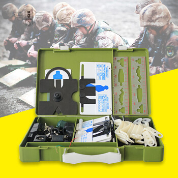 雅恪尚技术训练标图工具箱地形教学教具箱示靶器检查镜用品军绿色