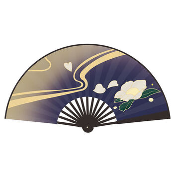 神里绫华扇子中国风扇子古风折扇绢面动漫游戏同款原神神里绫华