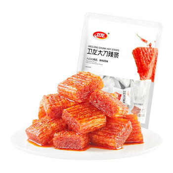 卫龙辣条大刀肉200g网红小吃休闲零食品麻香辣儿时凑单豆干聚餐1件