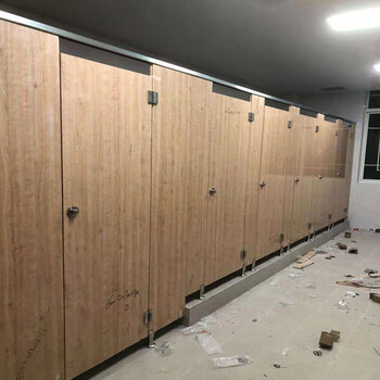 定制公共卫生间隔断板抗倍特铝蜂窝pvc淋浴房 防水防潮厕所隔板门