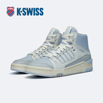 盖世威kswiss牛津板鞋男女同款高帮运动鞋灰色女35