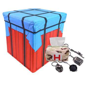 空投箱 礼物盒大号零食包装盒大容量收纳储物箱吃鸡游戏周边空投箱子