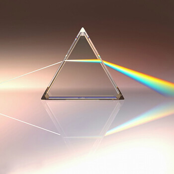 【京东优选】镜 彩虹拍照 七色阳光 儿童早教彩虹菱镜光学实验器材