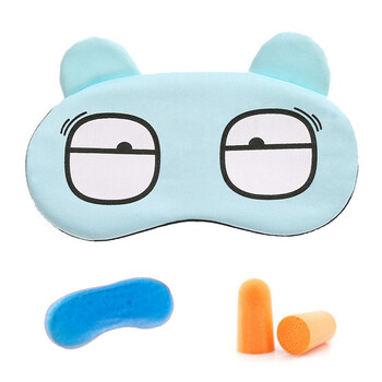 苏奕贝旅行睡眠睡觉午休遮光眼罩男女可爱卡通冰袋冷热敷护眼罩耳塞