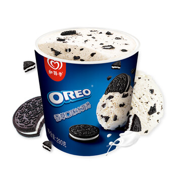 和路雪 oreo奥利奥 香草口味 冰淇淋 290g 雪糕