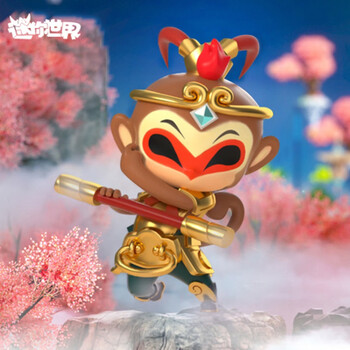 世界盲盒迷你天将系列圣婴娃娃公仔摆件羽姬潮流玩具皮肤 【齐天小圣