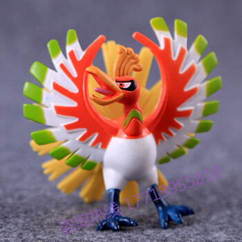 宠物小精灵神奇雷公口袋妖怪喷火龙公仔拉帝欧斯摆件玩偶礼物 凤凰7.