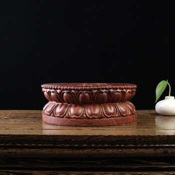 树脂佛像坐垫高底座加高观音关公高台圆形树脂供奉佛家用荷花莲花座