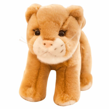 小鼠乐乐 仿真狮子公仔毛绒玩具儿童玩偶摆件布娃娃女孩生日礼物 母