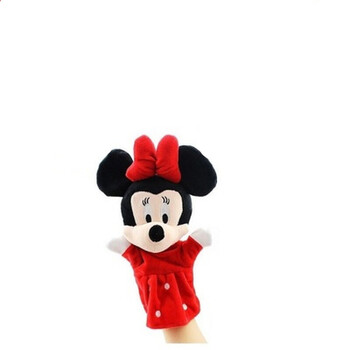 嘴巴能动游戏讲故事卡通手套玩偶能张嘴 柠檬黄 闭嘴-红米妮【图片