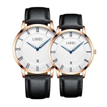 【京东优选】情侣手表一对学生夜光韩版时尚超薄防水复古男女士手表