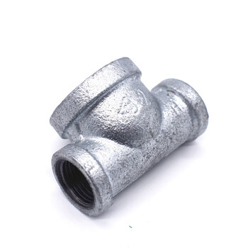 镀锌中大三通 玛钢管件 消管件 镀锌三通 异径三通 15变20变25 20*32*