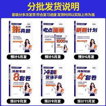 【当当正版书籍】腿姐陆寓丰2026考研政治全家桶冲刺背诵手册+考点清单+刷题计划+冲刺8+4套卷肖秀荣徐涛 2026腿姐政治考点清单+背诵手册【5月发