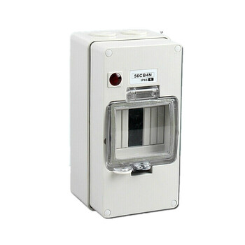 奕33 24回路防水空气开关盒 塑料透明盖空开箱 模数化插座箱照明配电