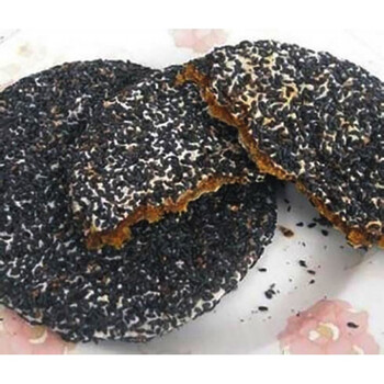 广西横县特产零食小吃红薯馅芝麻饼干 大鹏手工黑芝麻饼 2袋 8包红薯