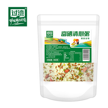 过湾【富硒八宝粥350g】糙米杂粮大米杂粮粥八宝粥五谷杂粮饭团糙米饭 富硒清心粥350gx15袋