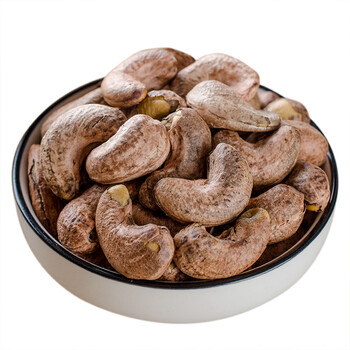 年货烘焙原味炭烧腰果总重500g装带皮腰果仁坚果干果零食批发 原味x2