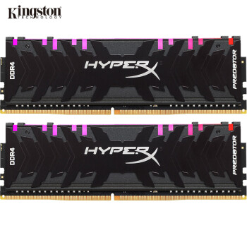 ʿ(Kingston) DDR4 3000 32GB(16G2)װ ̨ʽڴ  Predatorϵʳ RGB