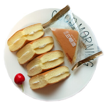 巴比熊韩式三明治奶油夹心纯怀旧早餐面包散装整箱松软 2斤装散装【新