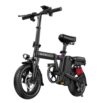 新大洲国标折叠电动车代驾自行车超长续航可载人小型外卖两轮电瓶车锂