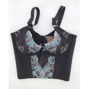 梵伊曼身材管理器漫三件套塑身美体内衣大码大胸美容院文胸 黑色长