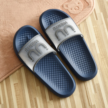 橡胶拖鞋天然橡胶夏天越南家居男女拼色乳胶防滑柔软浴室洗澡凉拖 深