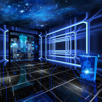 2022新款科技感壁纸3d立体直播间墙纸几何科技感壁纸 ktv舞蹈室背景墙