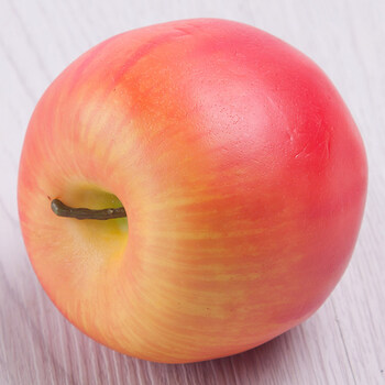 仿真水果模型套装加重摄影道具儿童启蒙客厅装饰品假水果摆件 红苹果