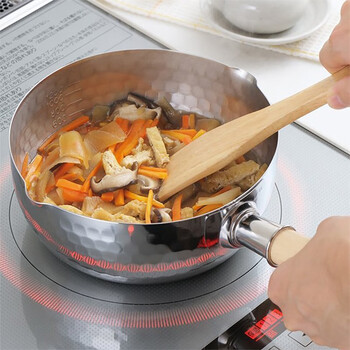 吉川yoshikawa雪平锅日本锅原装进口宝宝辅食不锈钢锅汤锅奶锅泡面锅