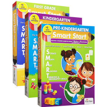 Evan Moor 聪慧启蒙系列3册套装 Smart Start Set.