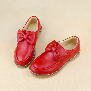 红色女童皮鞋牛皮软底儿童单鞋真皮韩版8公主鞋7女孩6单鞋5公主鞋