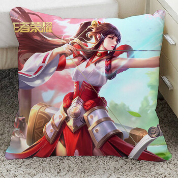 周边抱枕貂蝉梦奇游戏靠枕李白诸葛亮玩具手办礼品 花见巫女伽罗 高雅