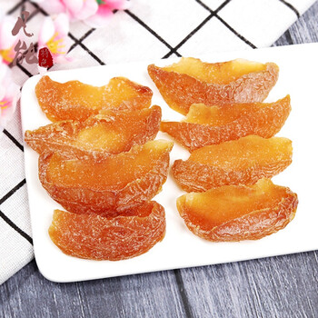 水蜜桃干300g散装泡水雪桃干肉片果脯抖音网红休闲零食