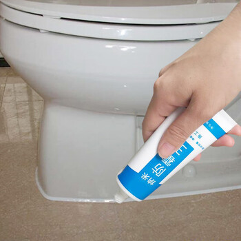 卫生间厨卫玻璃胶防水防霉洗手盆漏水补缝胶泥 白色(直接手挤)送工具