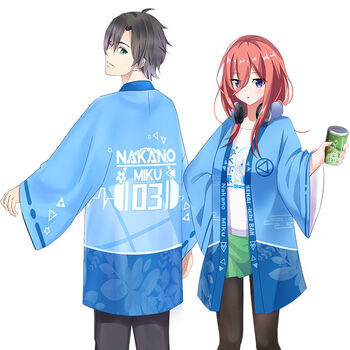 泽通二次元约会大作战动漫卡通周边时崎羽织和风浴衣男女cos衣服 三玖