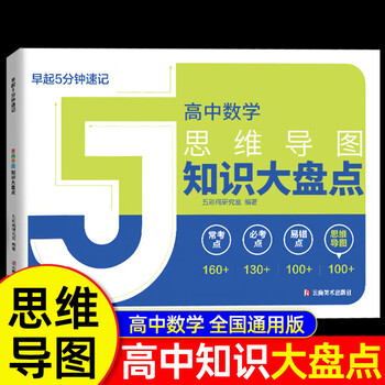高中思维导图张雪峰早起5分钟速记大盘点2025高考复习难点汇总语文数学英语物理化学基础知识必背手册资料口袋书张雪峰推荐 【数学】思维导图知...