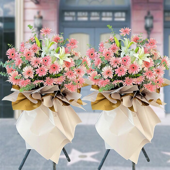 开业花篮乔迁商务礼仪迎宾开张演出庆典祝贺全国同城配送 弗朗白百合