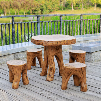 豹点     户外桌椅庭院室外阳台休闲桌凳露天防水防晒花园院子装饰