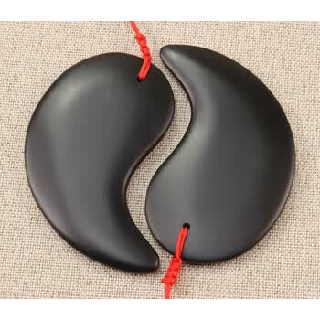 唯利多新款中华医药刮痧板片八卦太阴阳鱼刮痧板一对装