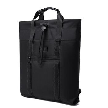 SABER2024新款瑞士军刀双肩包SA2563女士牛津布束口袋背包防水抽绳 黑色