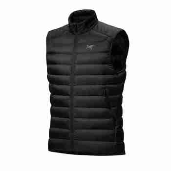 始祖鸟（ARC'TERYX） Cerium（LT）Vest 轻量保暖羽绒服男马甲内层马夹男850蓬 Black S （建议55-65kg）